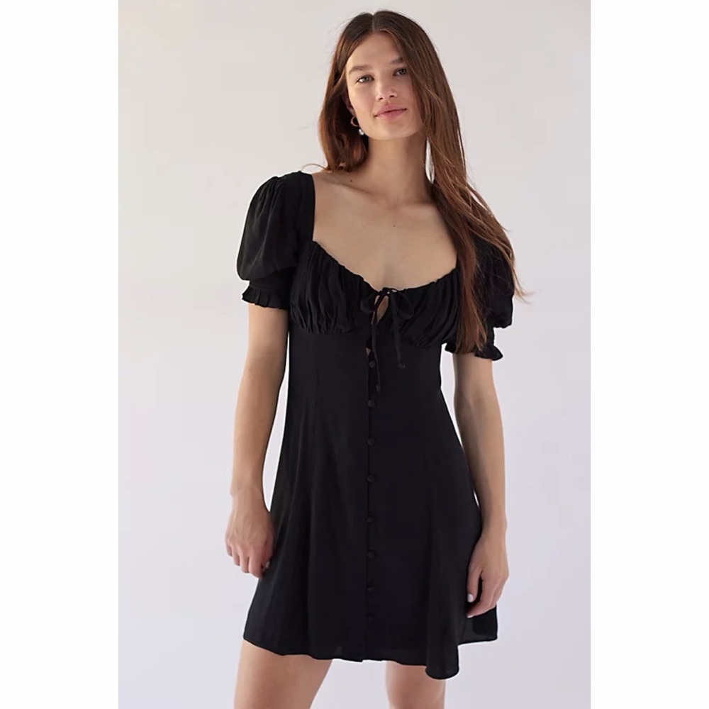 Urban Outfitters Persephone Mini Dress - Black